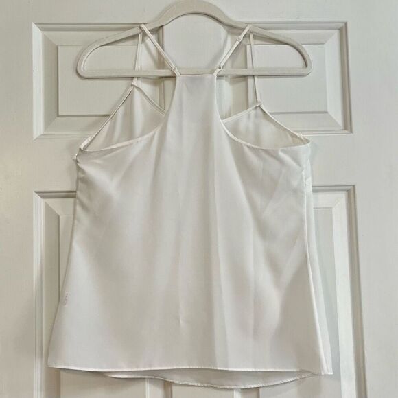 J. Crew Razorback Spaghetti Strap Soft White Tank  8 - Picture 2 of 8